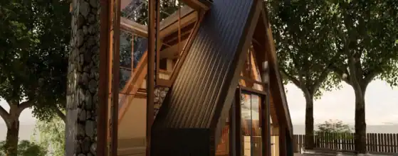 A-Frame Forest Retreat, Nyahururu: Where Minimalism Meets Nature’s Majesty